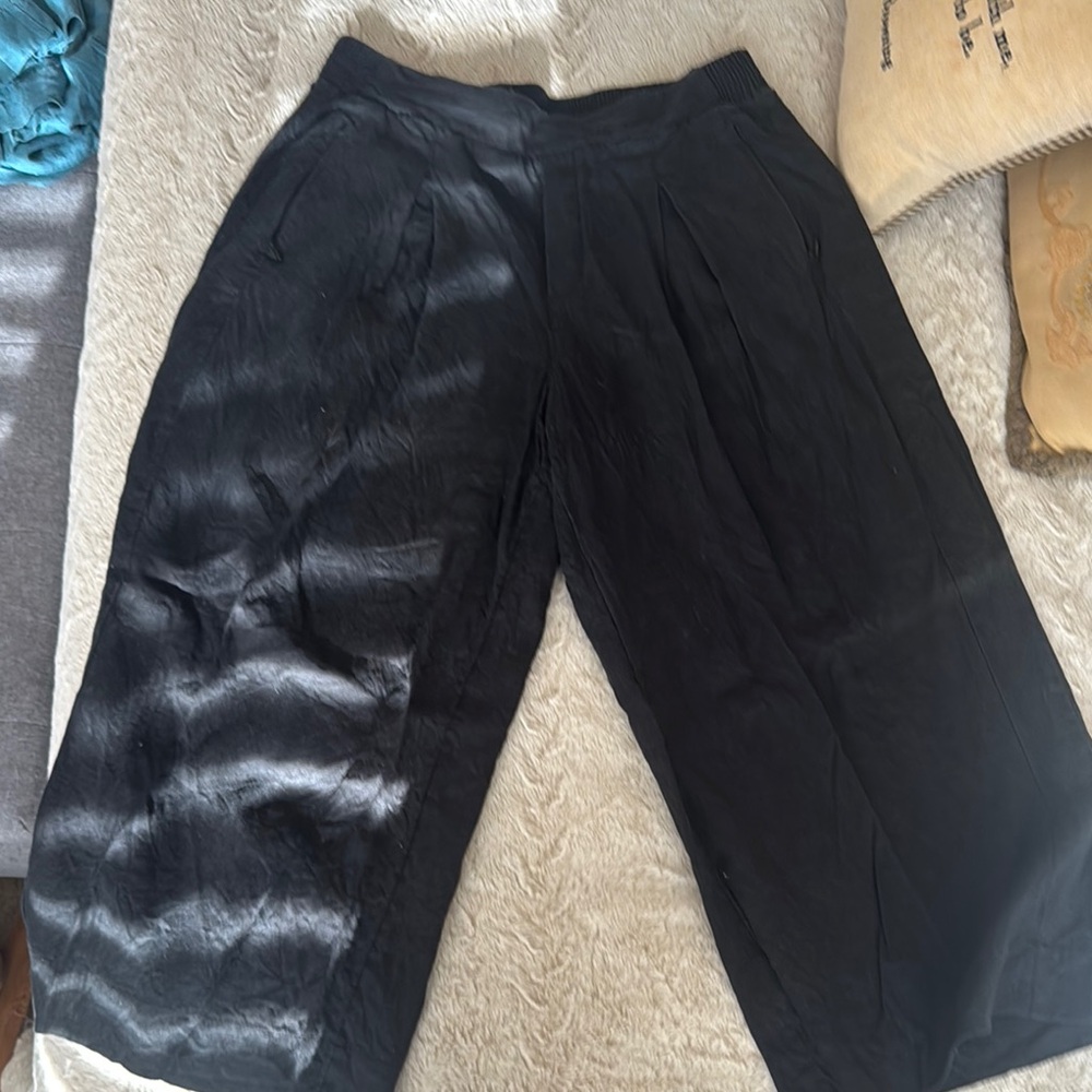 Black Wide-Leg Pants